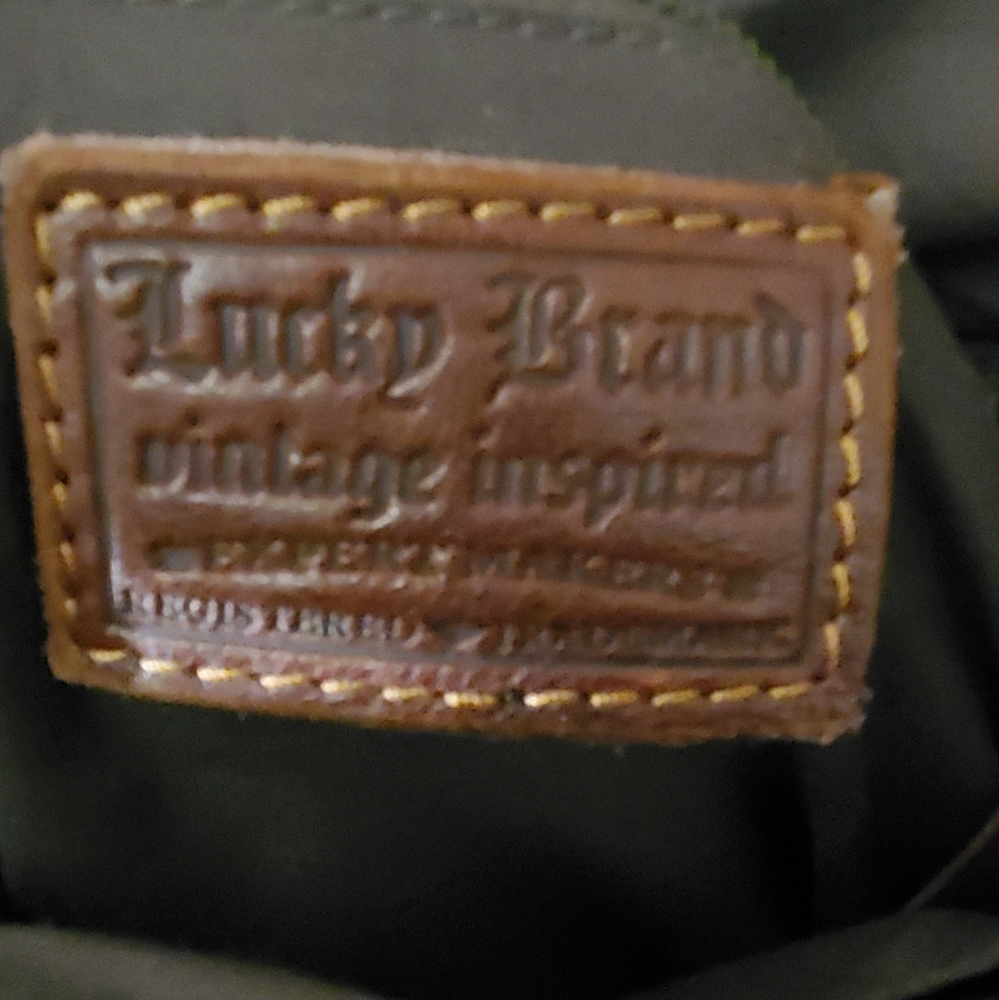 Lucky Brand Rich Brown Leather Satchel - Picture 4 of 16